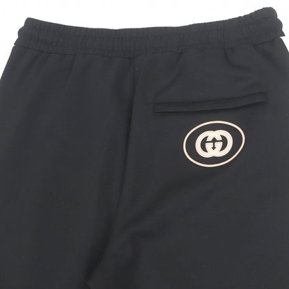 グッチ GGロゴ ウェブストライプ ポリエステルパンツ
