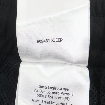 グッチ GGロゴ ウェブストライプ ポリエステルパンツ
