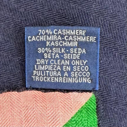 エルメス ジャンアンカドレ カシミヤシルクスカーフ