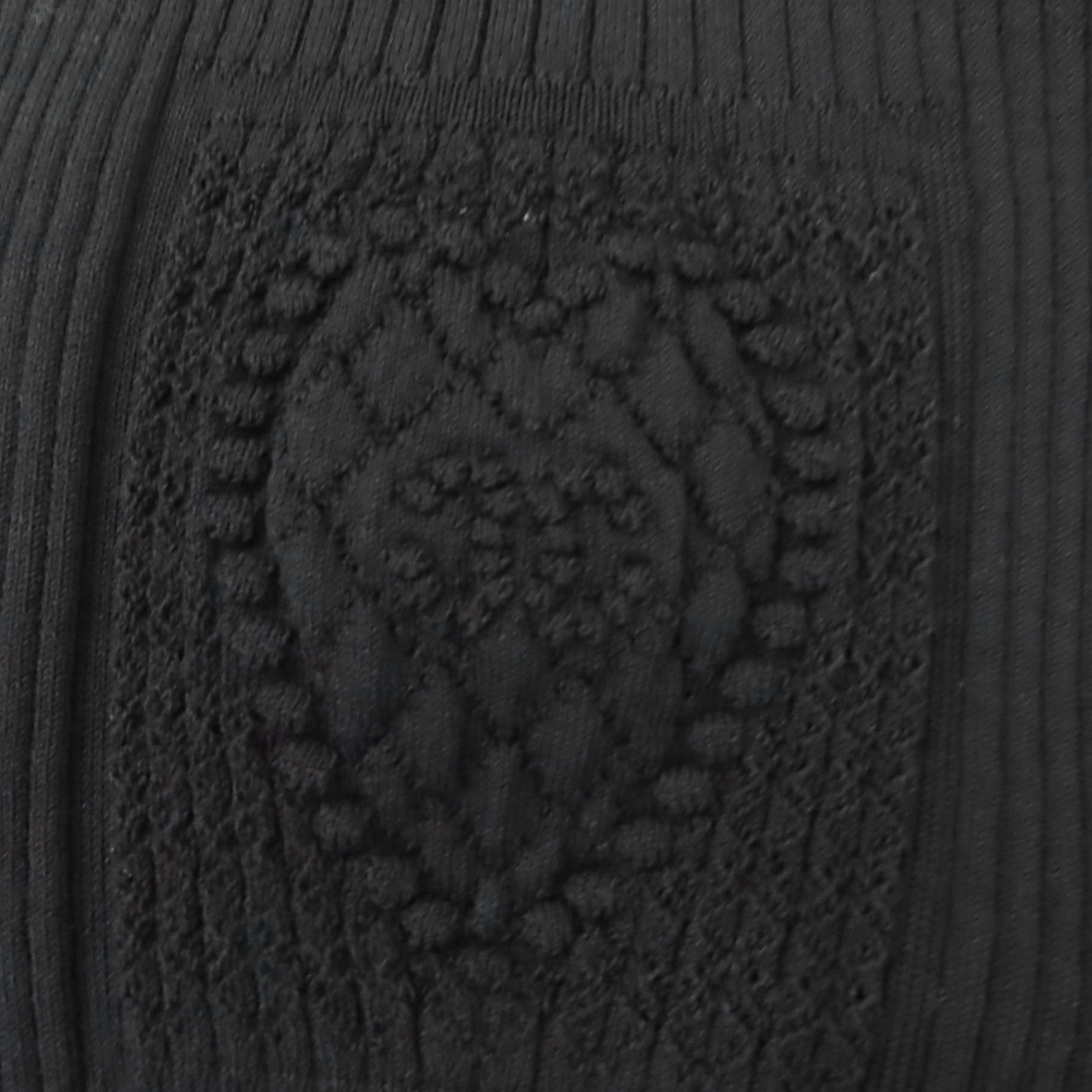 シャネル COCOマーク コットン混リブニットトップス