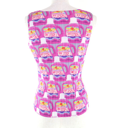 プリーツプリーズ プリーツプリーズTシャツ ポリエステル ノースリーブトップス
