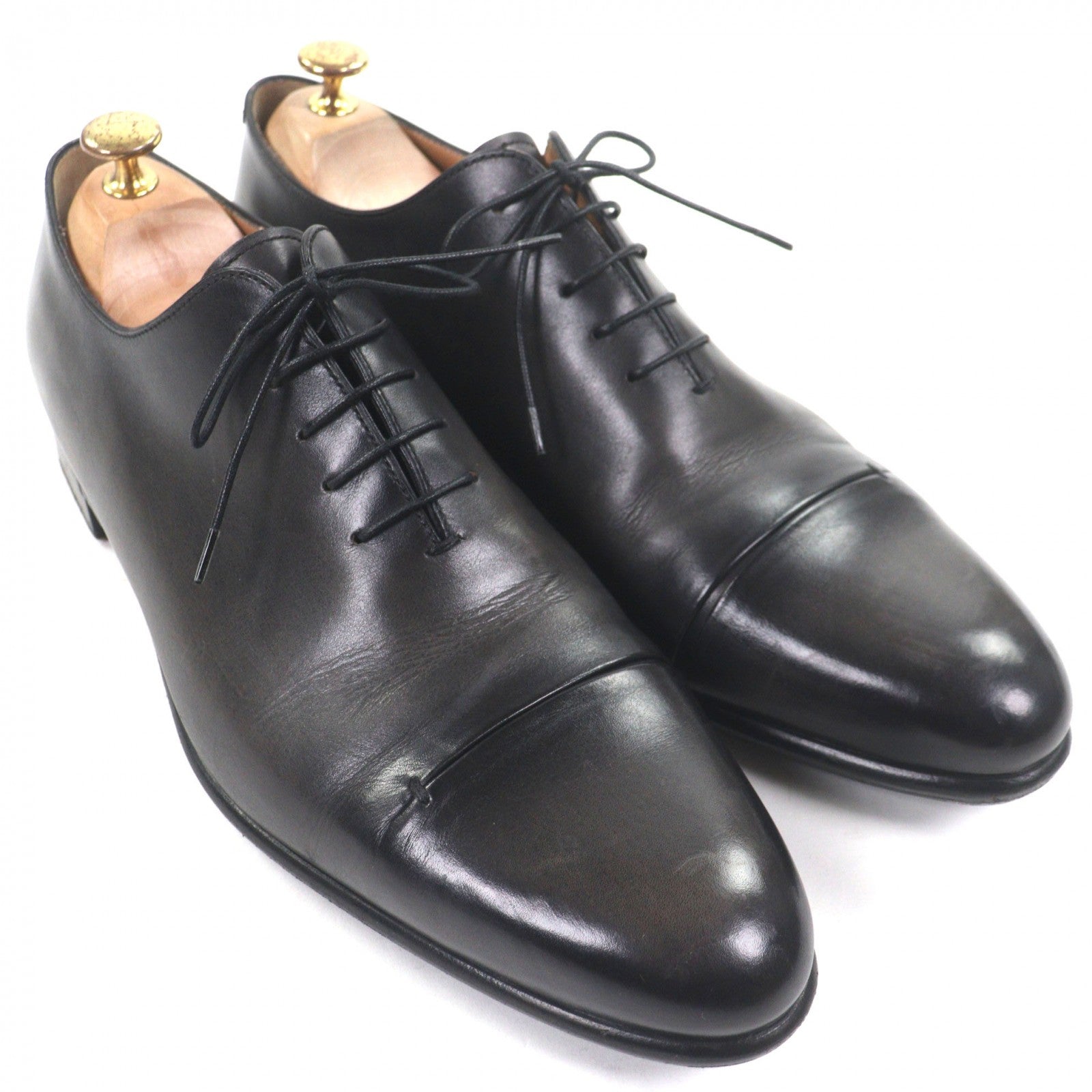 ベルルッティ ガスパールガレ パティーヌレザー シューズ