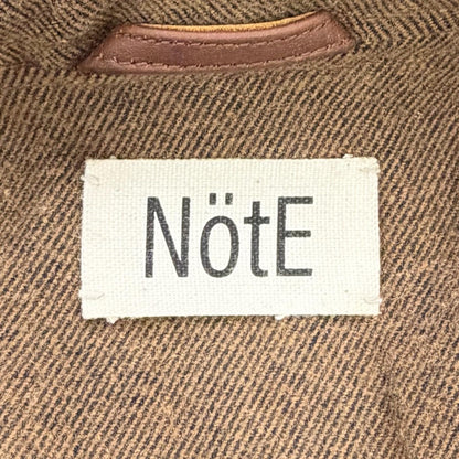 ノート ロングレザーコート