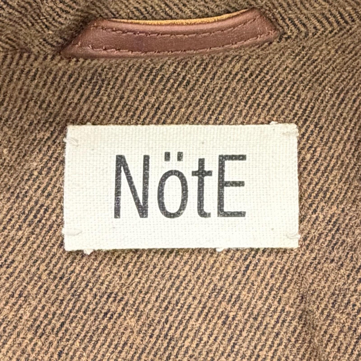 ノート ロングレザーコート