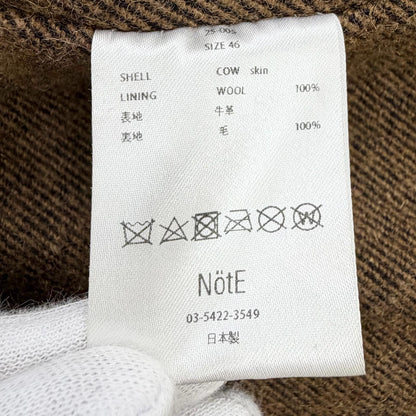 ノート ロングレザーコート