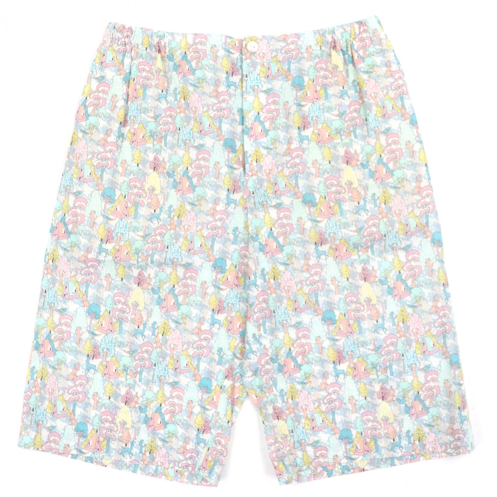 グッチ LIBERTY マルチコットン ショートパンツ