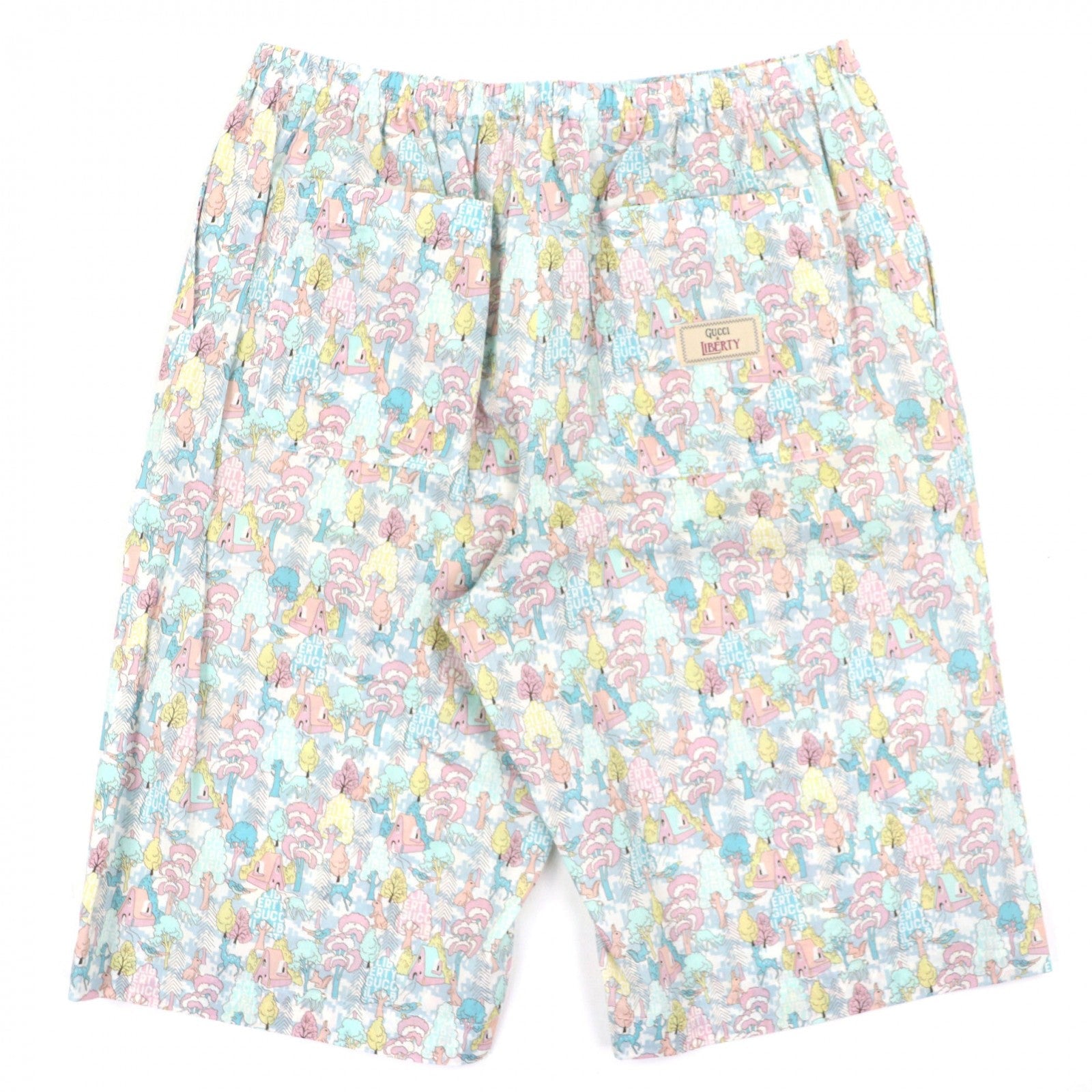 グッチ LIBERTY マルチコットン ショートパンツ