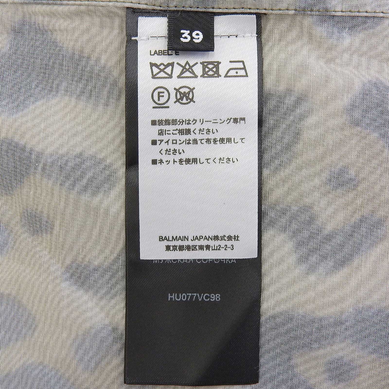 バルマン キュプラ コットン 長袖シャツ