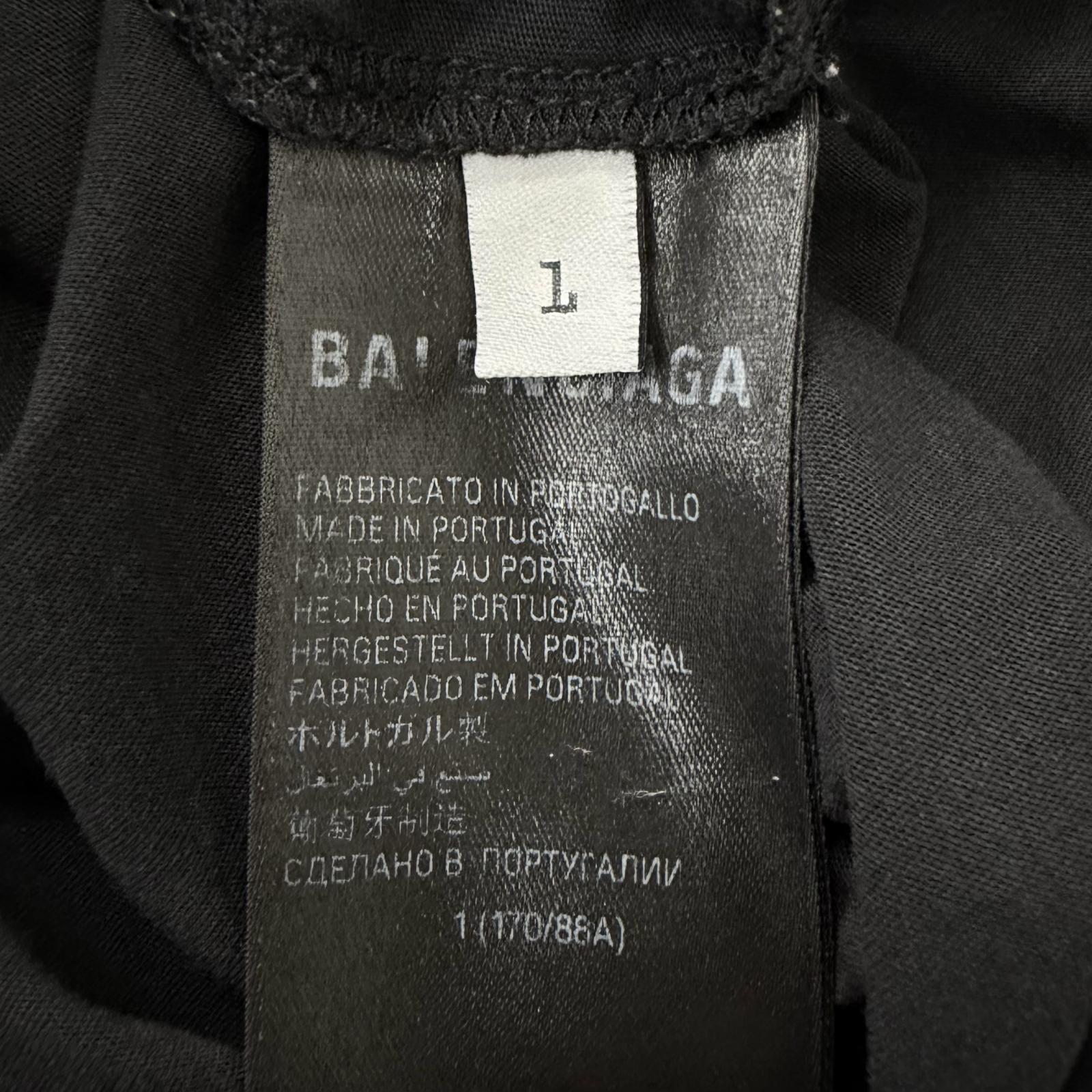 バレンシアガ コットン 長袖Tシャツ