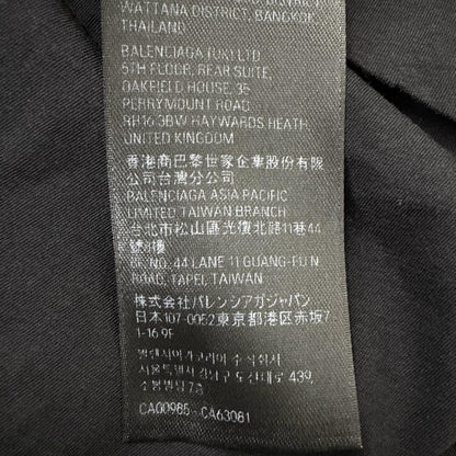 バレンシアガ コットン 長袖Tシャツ