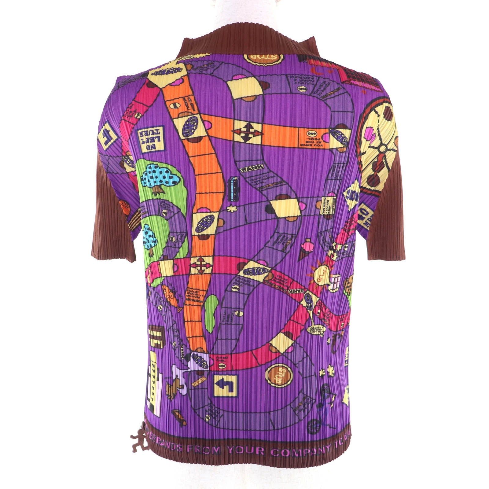 プリーツプリーズ ポリエステル Tシャツ