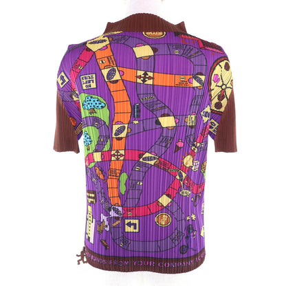 プリーツプリーズ ポリエステル Tシャツ