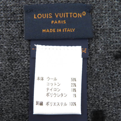 ルイヴィトン フローラルフリンジウールコットンマフラー