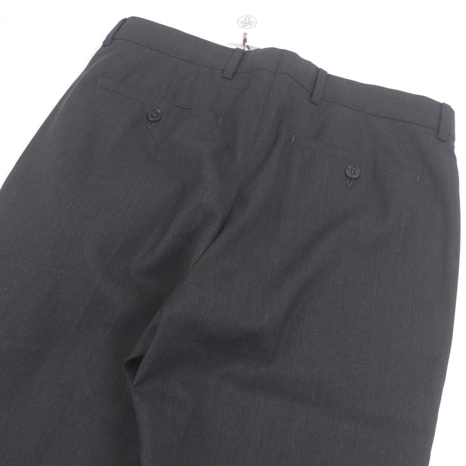 エルメス40 ウールナイロンポリエステルパンツ