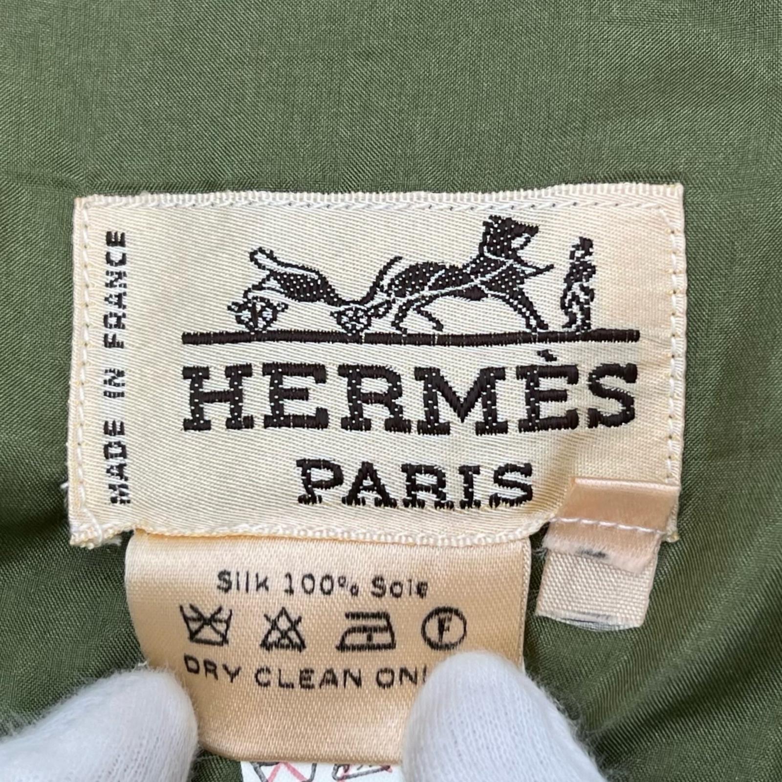エルメス シャンピニオン キルティング シルクスカート