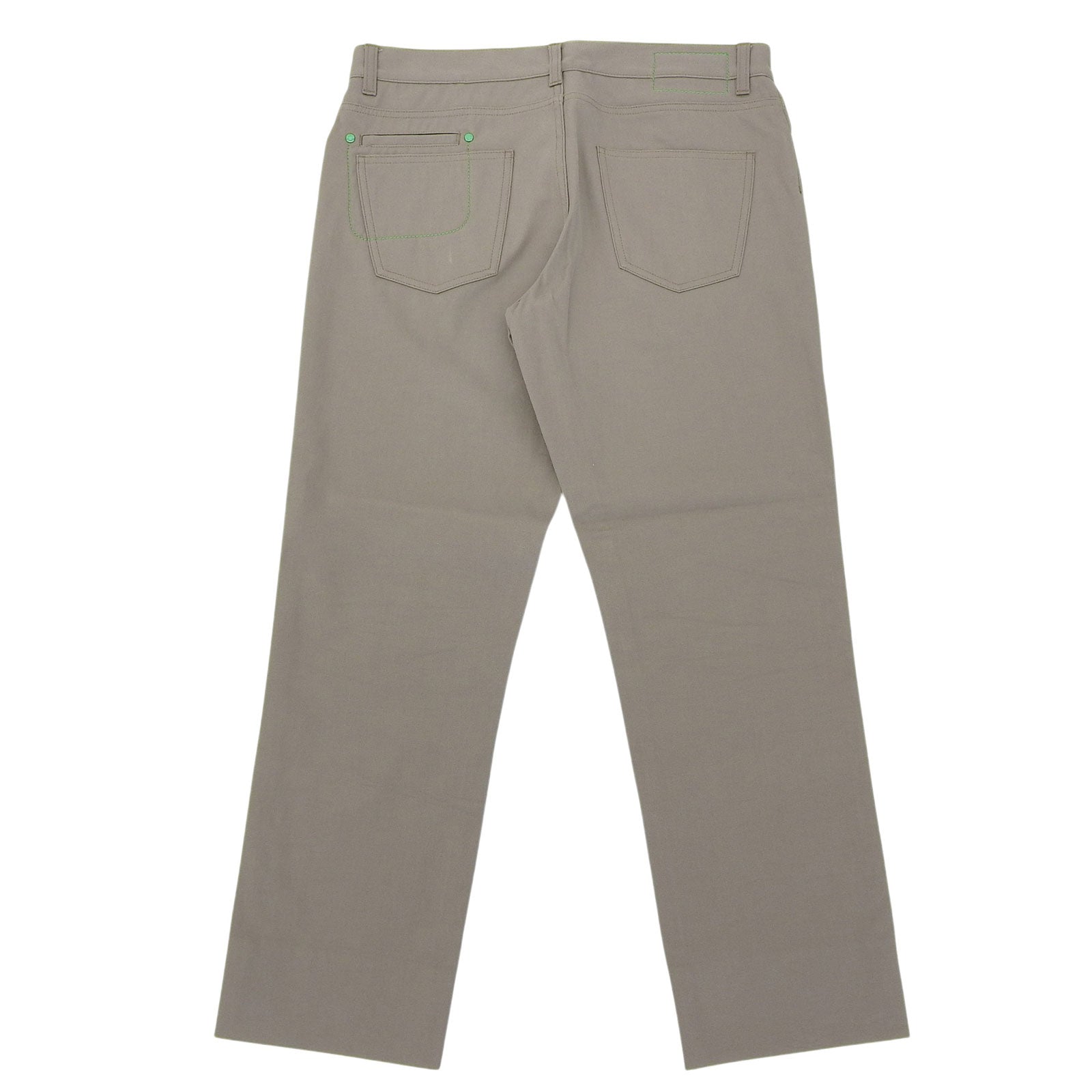エルメス レザーパッチ コットンパンツ