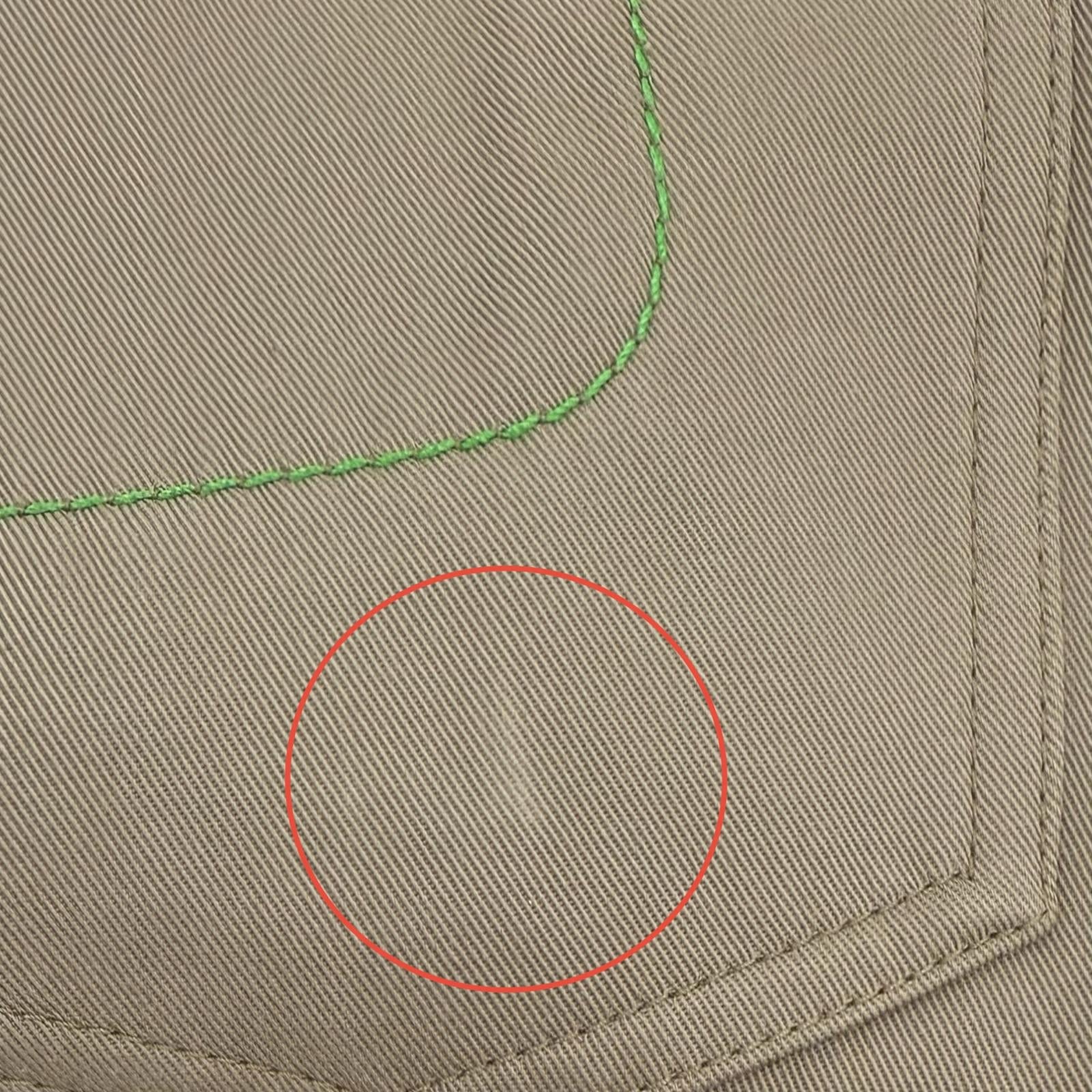 エルメス レザーパッチ コットンパンツ