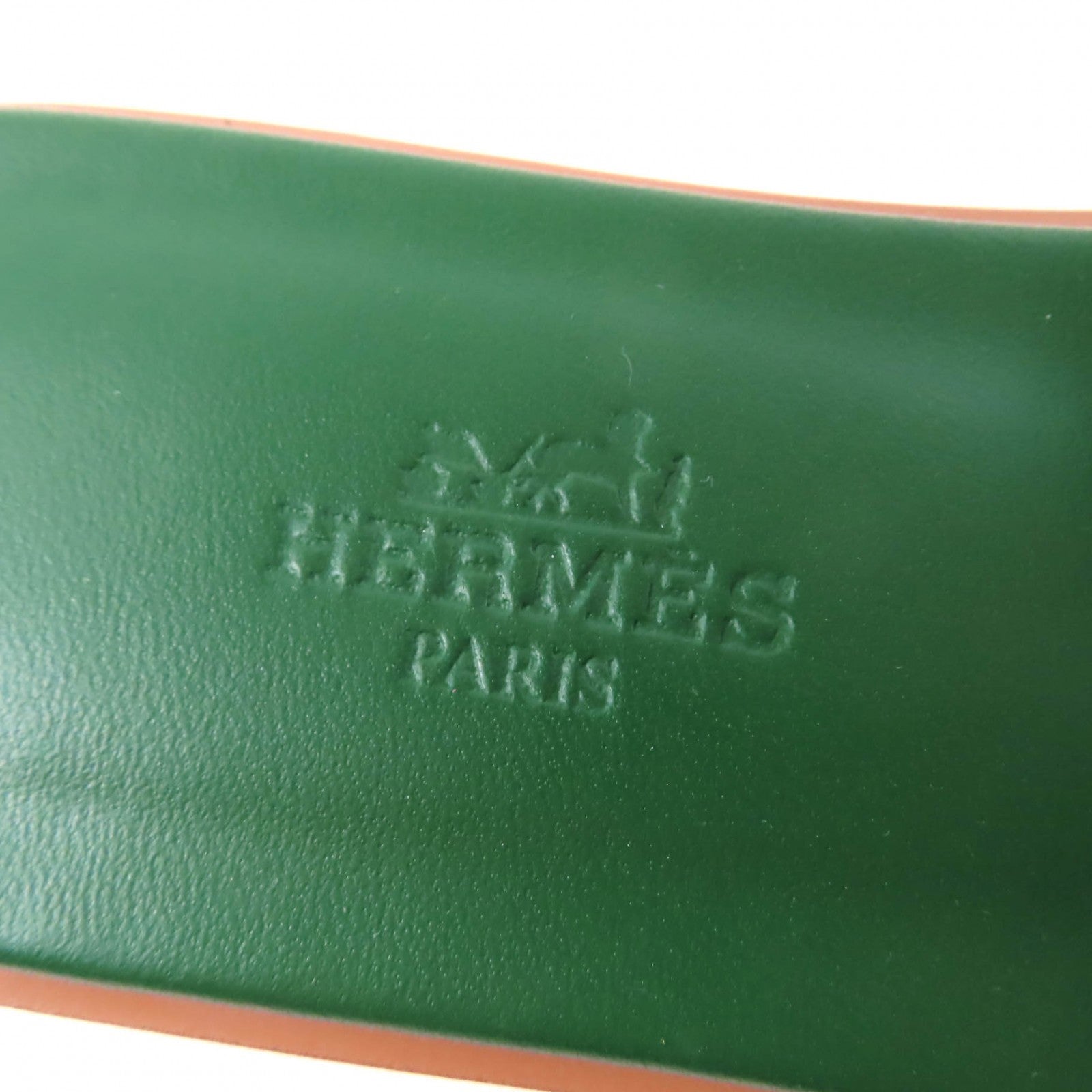 エルメス オランフリンジ レザーサンダル