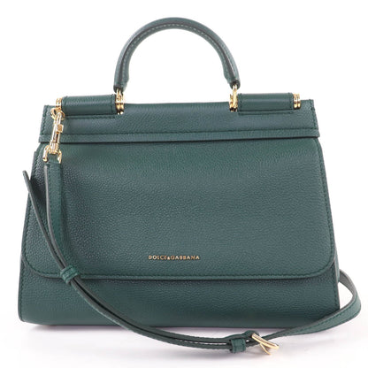 ドルチェ＆ガッバーナ シシリーソフト スモール レザー 2wayショルダーバッグ