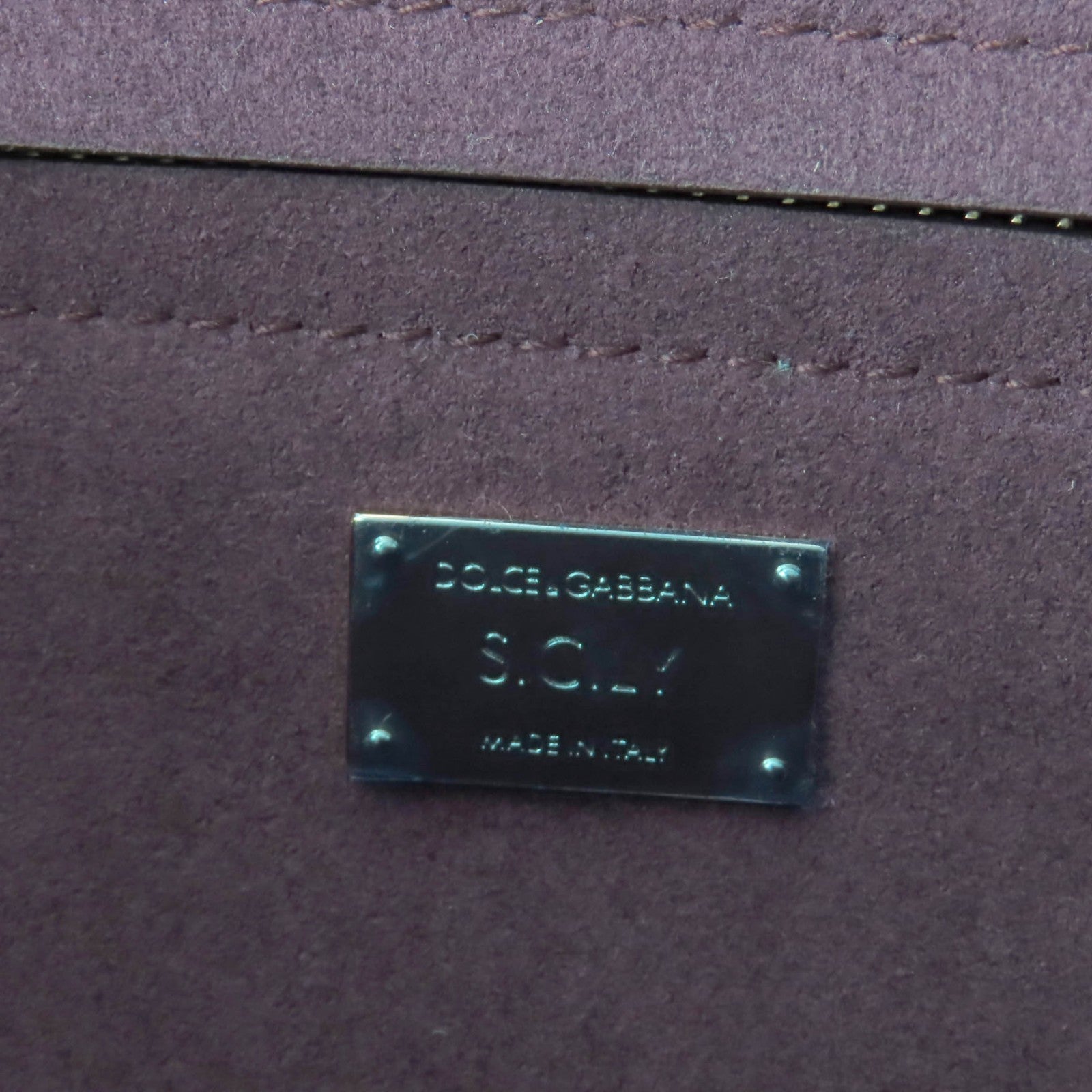 ドルチェ＆ガッバーナ シシリーソフト スモール レザー 2wayショルダーバッグ