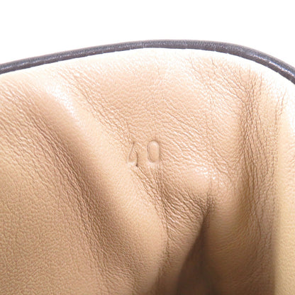 エルメス Lenox Collier de Sian レザースニーカー