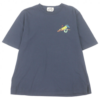 エルメス 羊革パッチ半袖Tシャツ