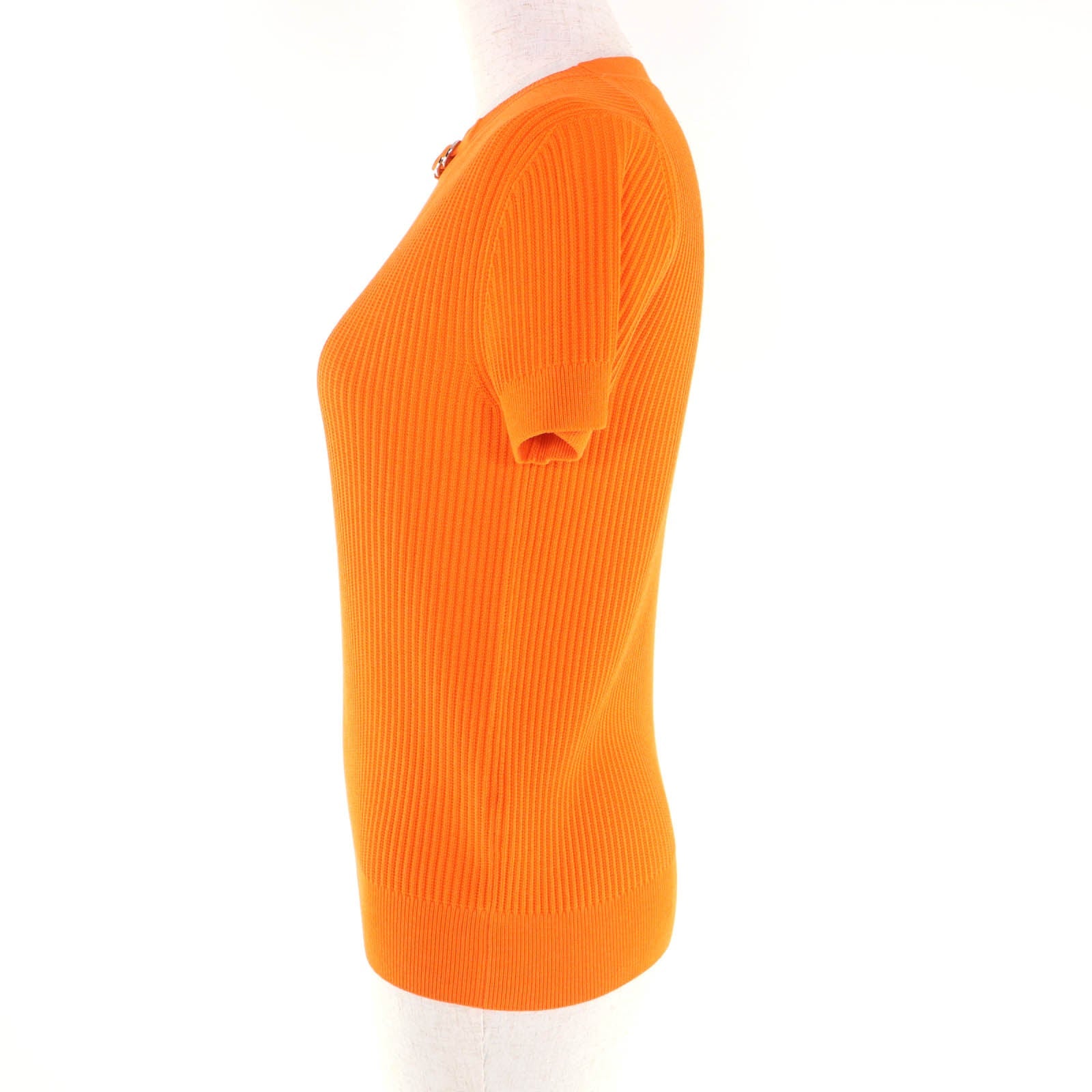 エルメス レーヨンシルクニットトップス