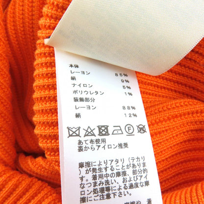 エルメス レーヨンシルクニットトップス