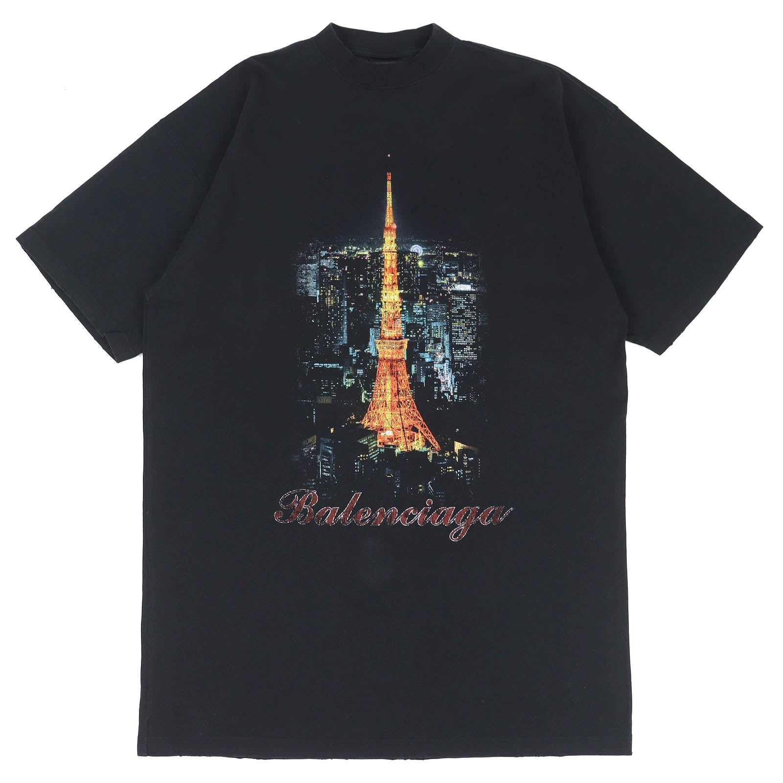 バレンシアガ コットン半袖Tシャツ 限定