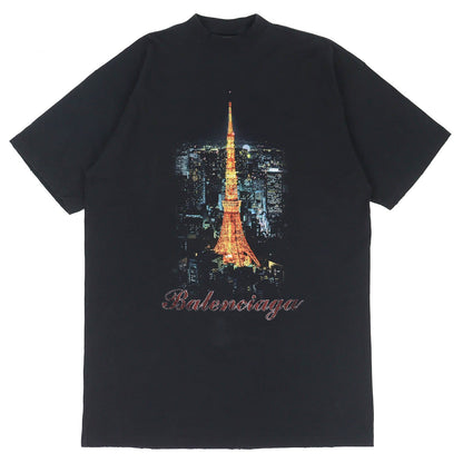 バレンシアガ コットン半袖Tシャツ 限定