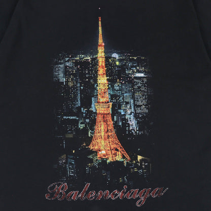 バレンシアガ コットン半袖Tシャツ 限定