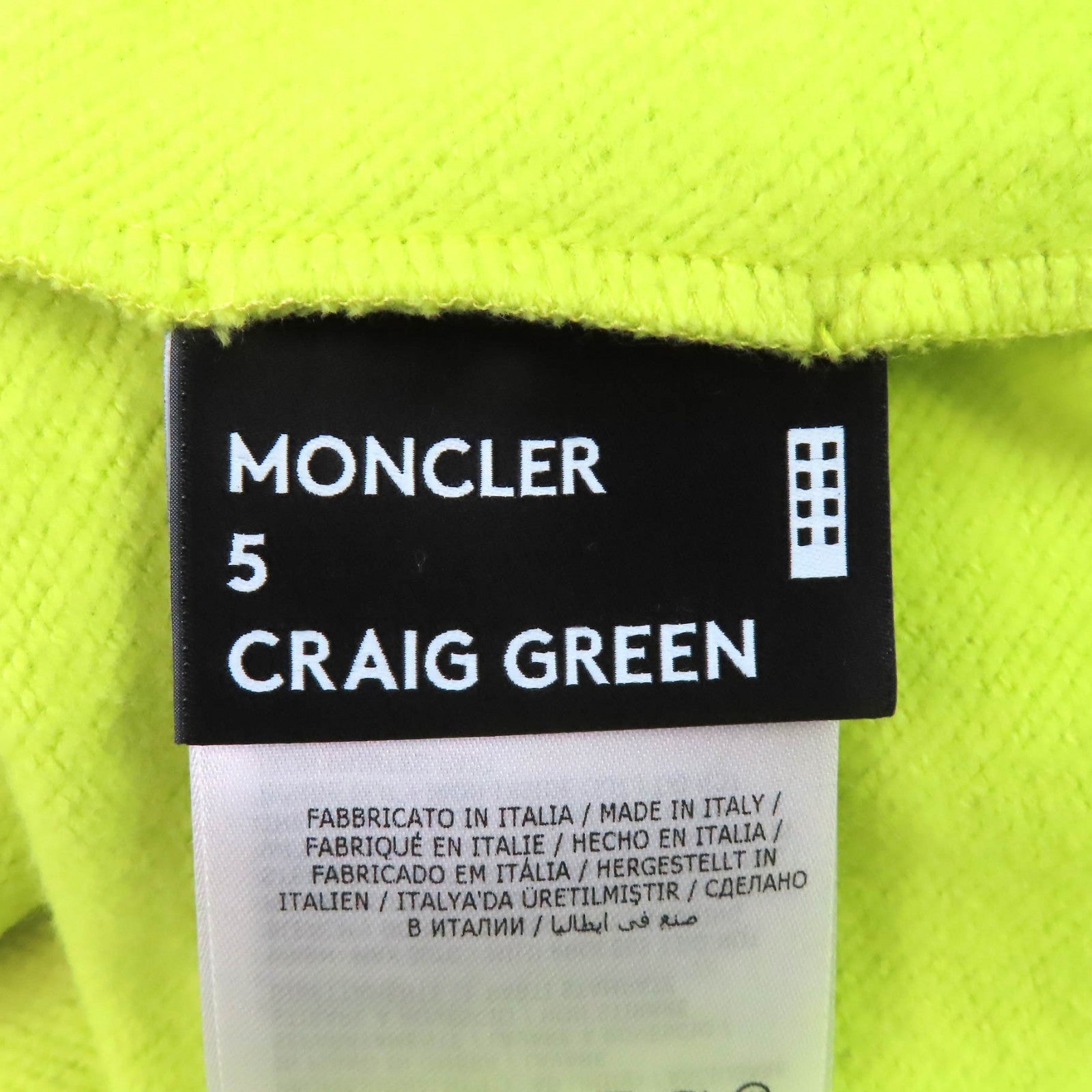 モンクレールジーニアス5 Craig Green コットンフーディー