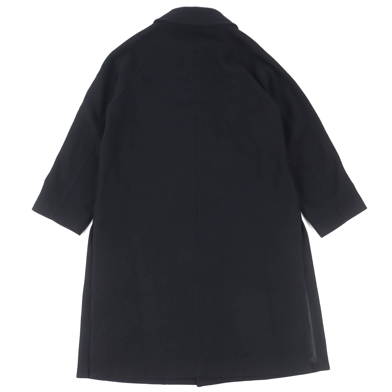 クルニ Soutien Collar Tie Locken ウールコート