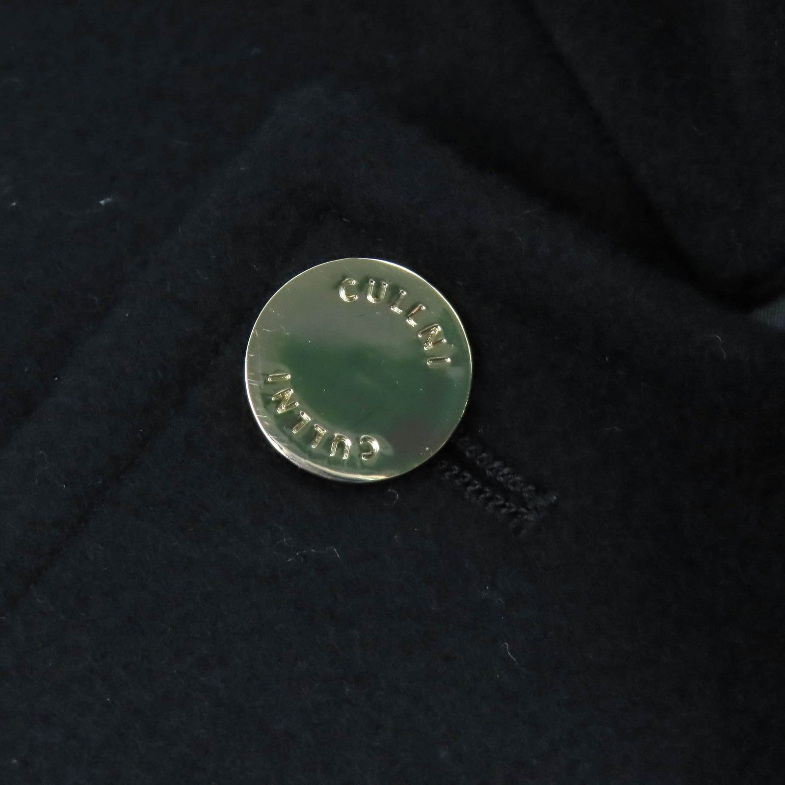 クルニ Soutien Collar Tie Locken ウールコート