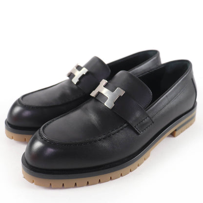 エルメス Forble HMetal レザーローファー 36