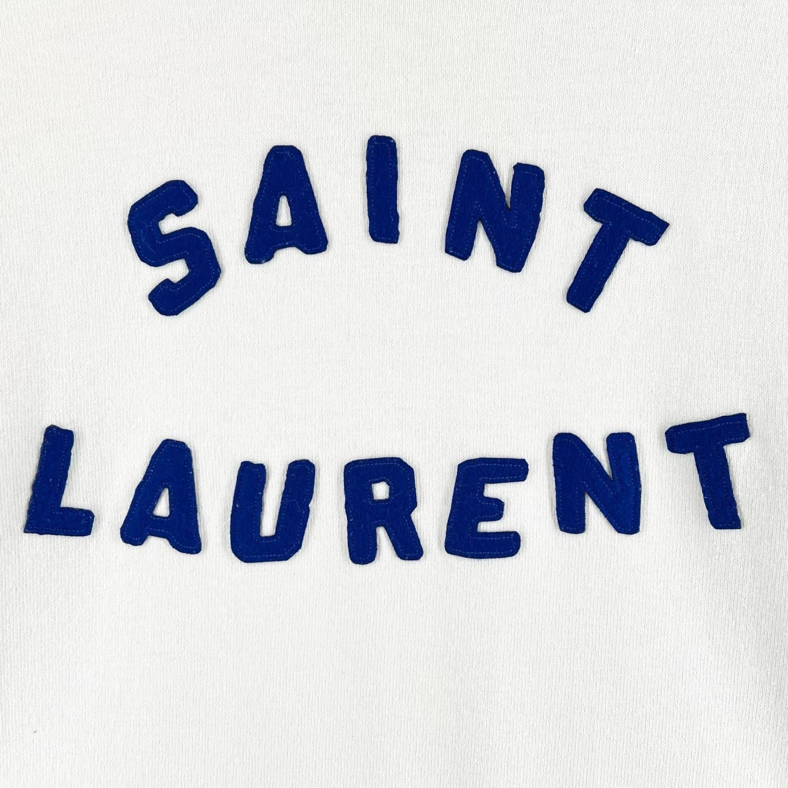 サンローランパリ コットン ビスコース 半袖Tシャツ