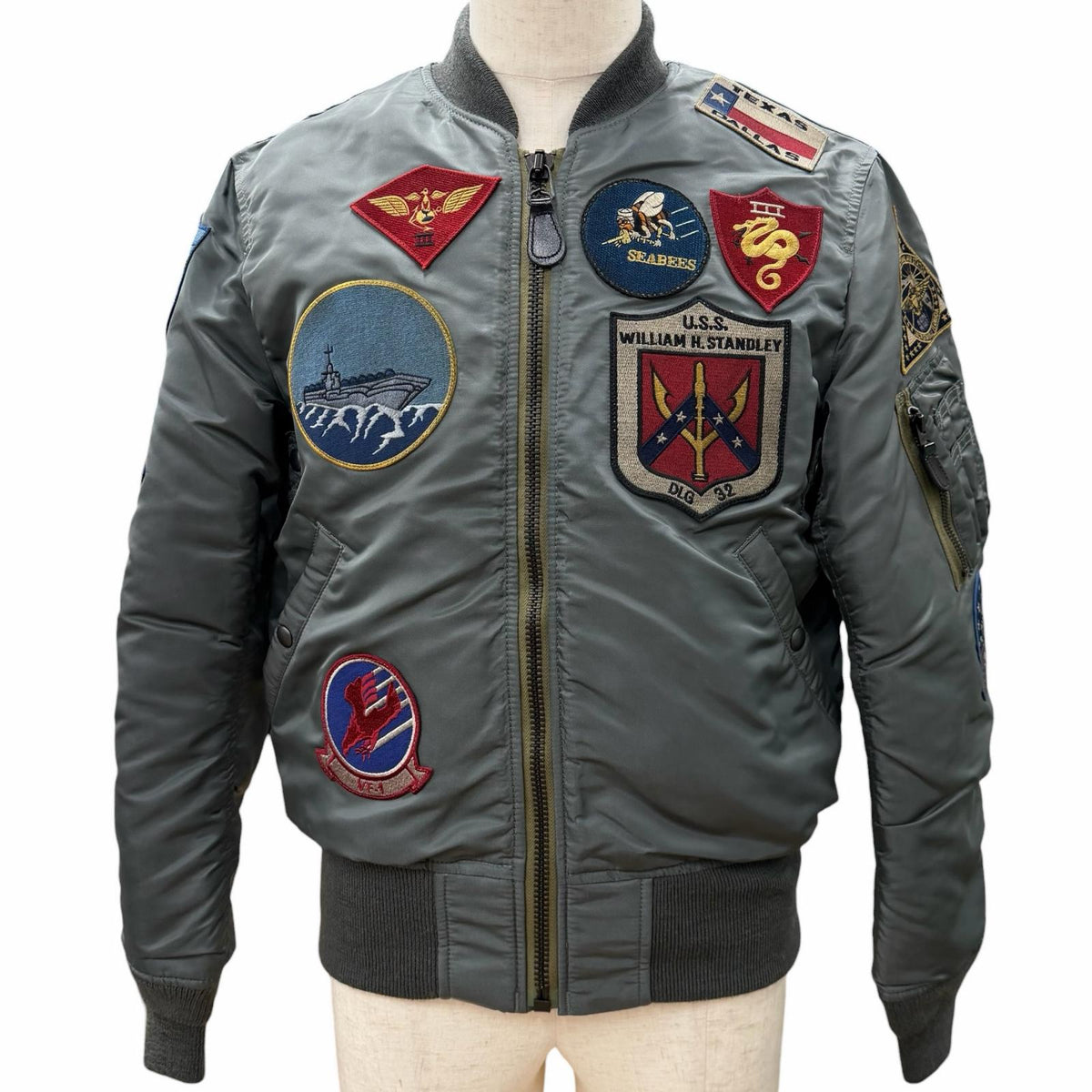 アヴィレックス スカジャン TOP GUN MA-1 ナイロンジャケット