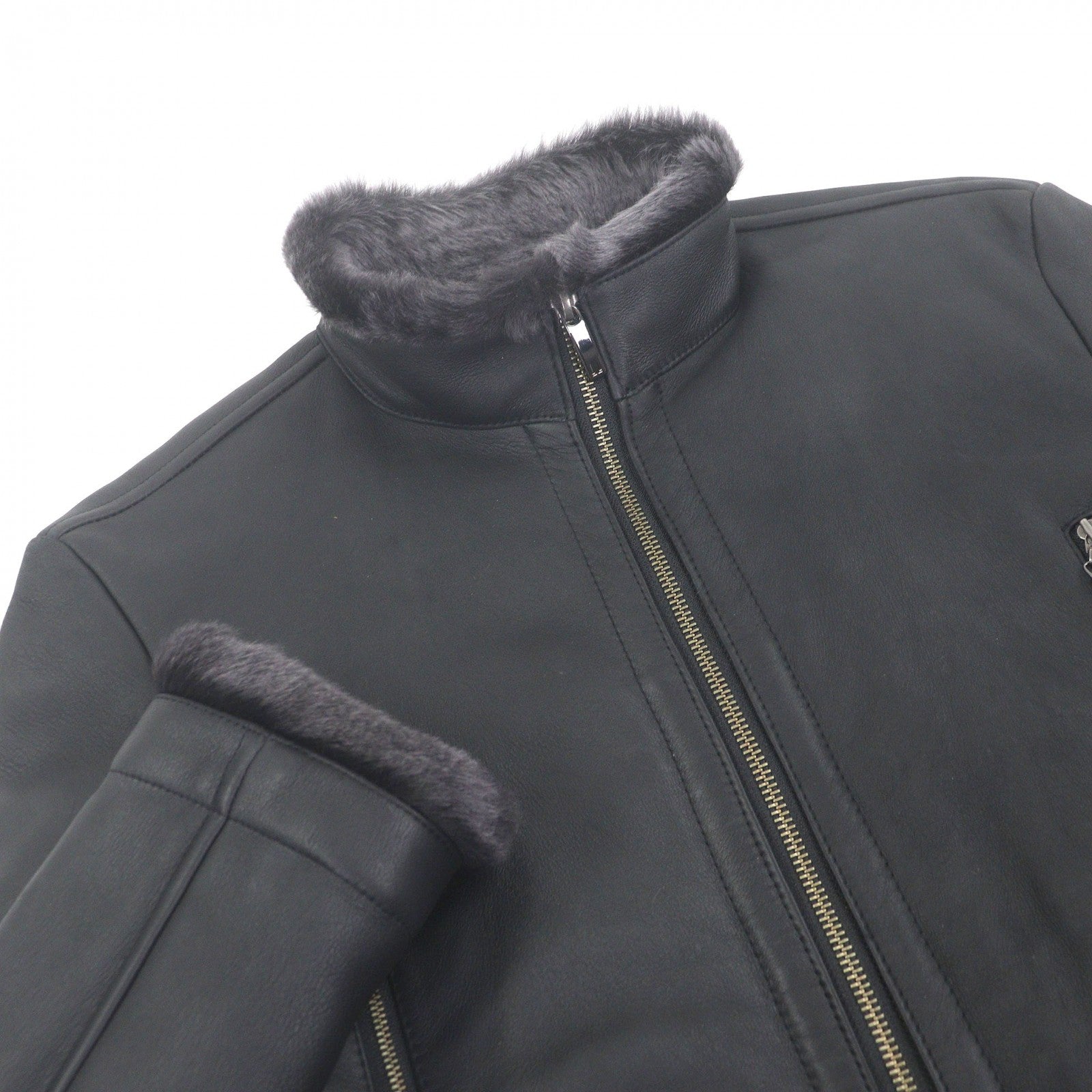ランバンコレクション シープスキンジャケット
