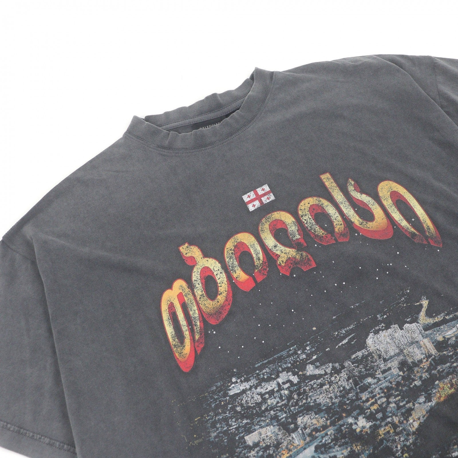 バレンシアガ Tbilisi コットンTシャツ