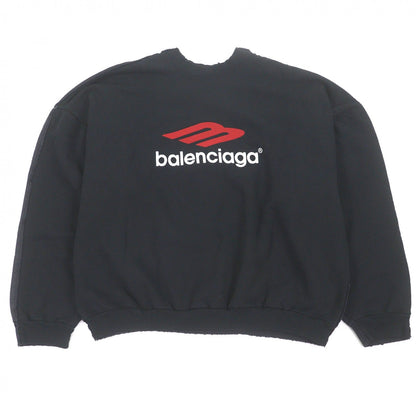 バレンシアガ Sweat Double Front Crew コットン スウェットシャツ