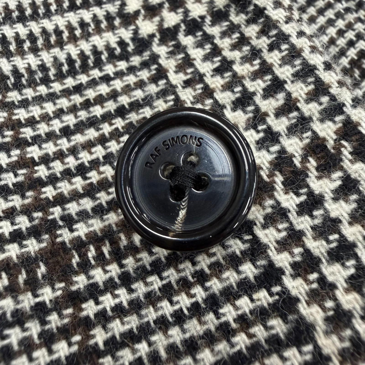 ラフシモンズ ウールブレンドコート