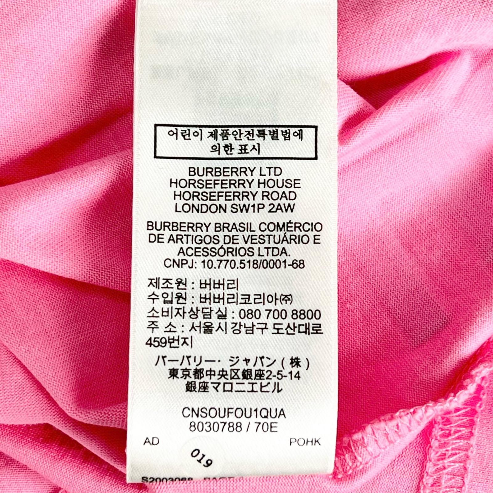 バーバリー コットン 半袖Tシャツ