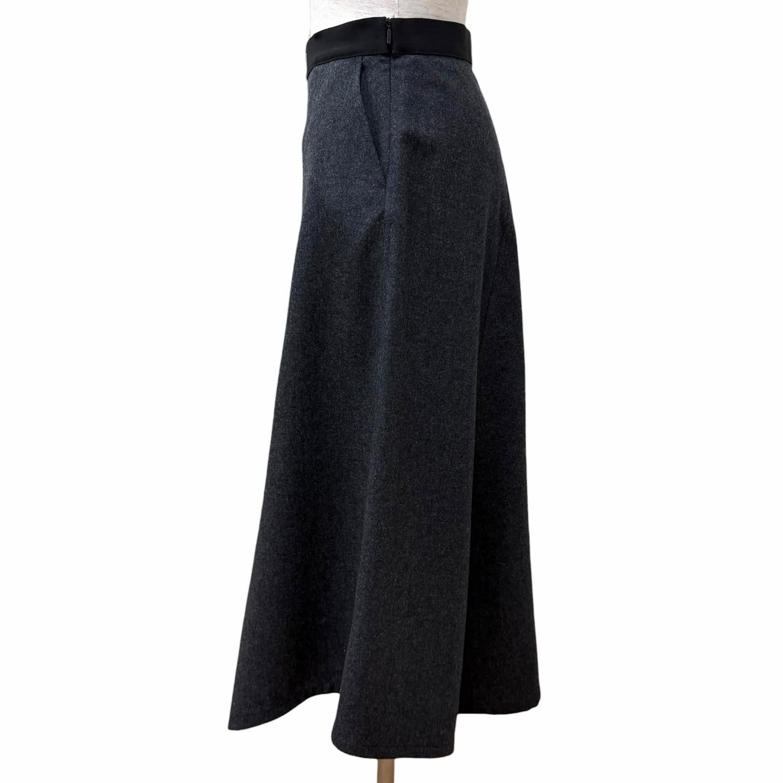 ロエベ ウールカシミヤスカート