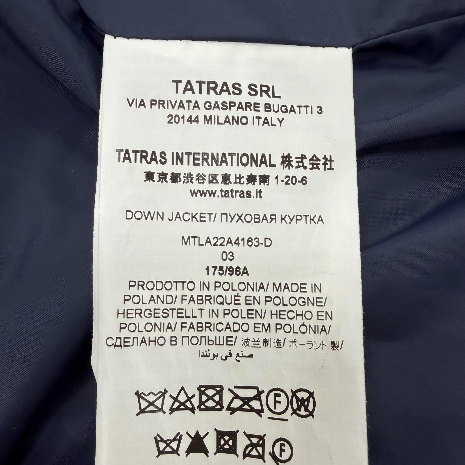 タトラス DOSSO ポリエステル ダウンジャケット