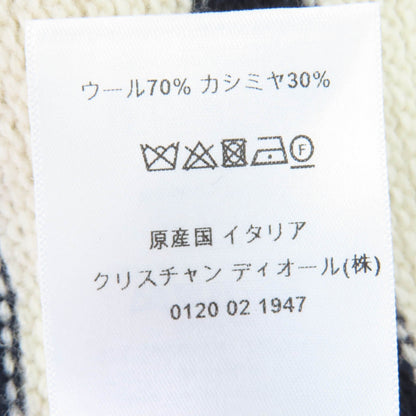 クリスチャンディオール Maniere Marine ウールカシミヤカーディガン