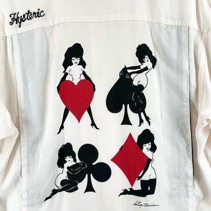 ヒステリックグラマー PLAYBOY レーヨンシャツ