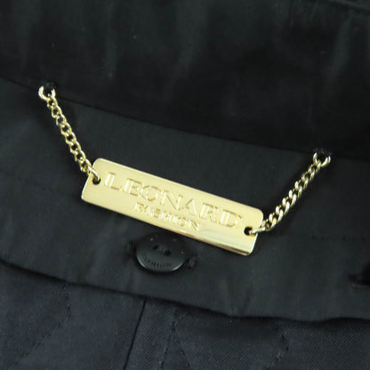 レオナールファッション シルク混紡コート