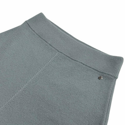 エルメス Serie Metal-trimmed trapezoid knit cashmere スカート38