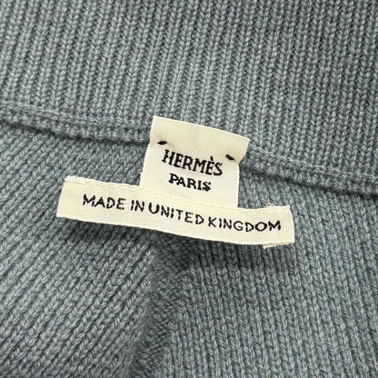 エルメス Serie Metal-trimmed trapezoid knit cashmere スカート38
