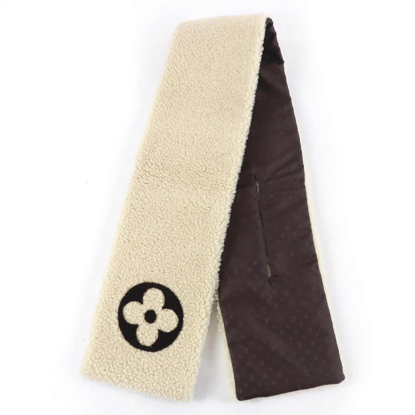 ルイヴィトン シープスキンマフラー
